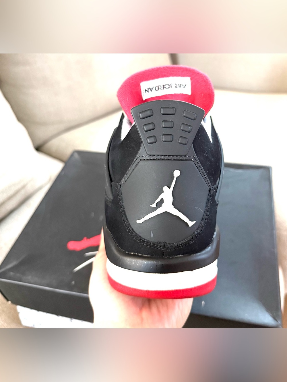 Air Jordan 4 Retro Bred 2012 Size 10.5 OG Box - Picture 6 of 8